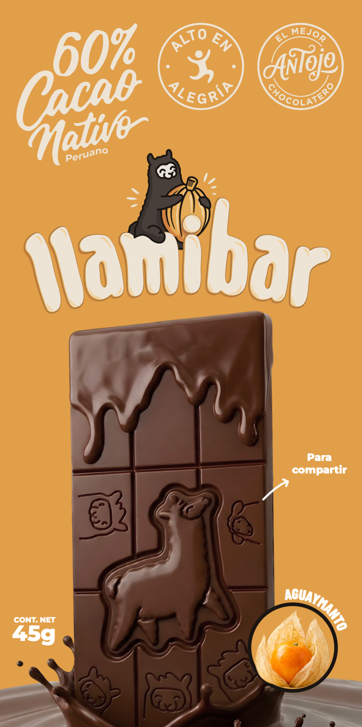 Llamibar 60% cacao · Aguaymanto