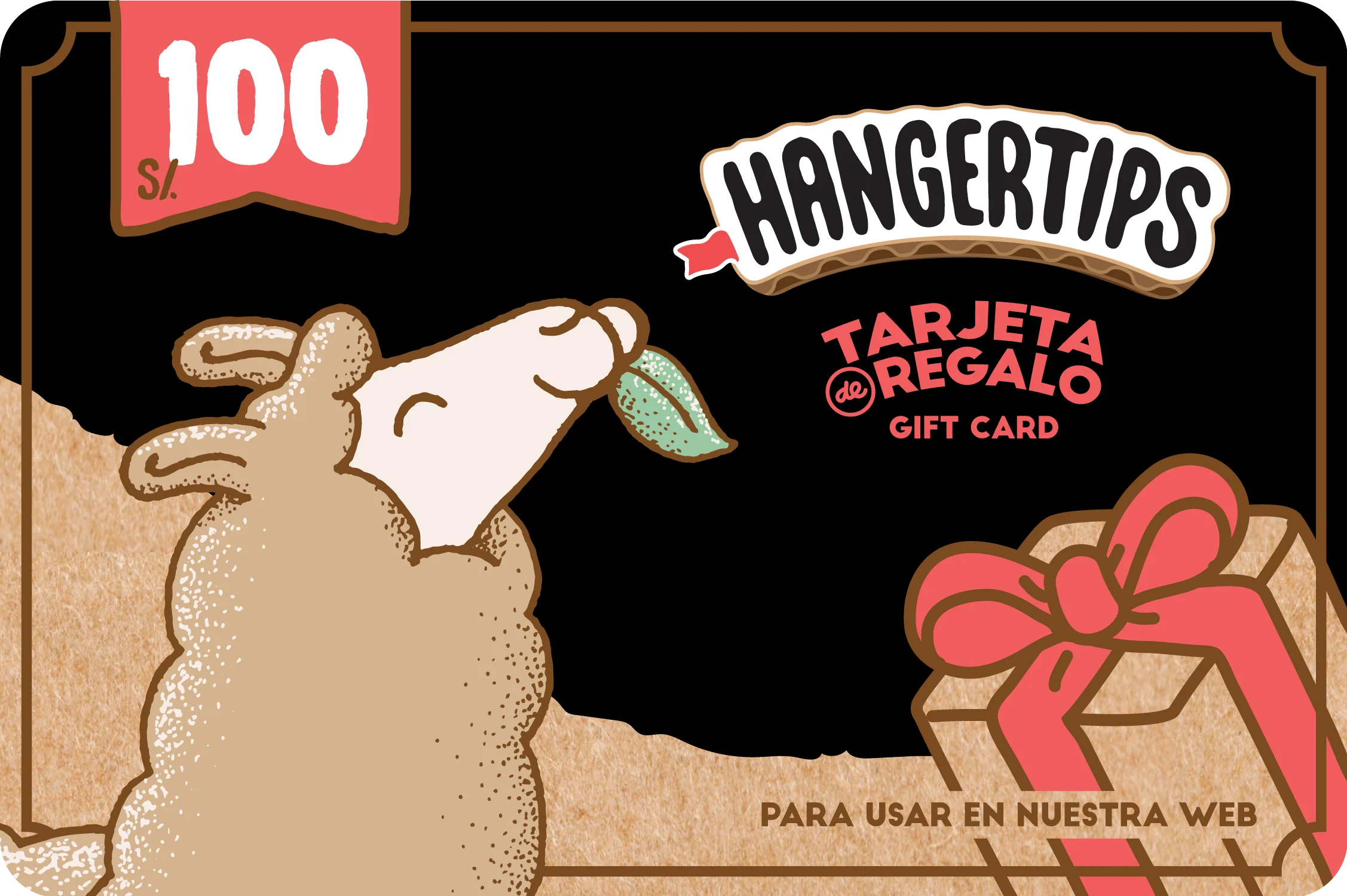 Tarjeta de regalo S/100