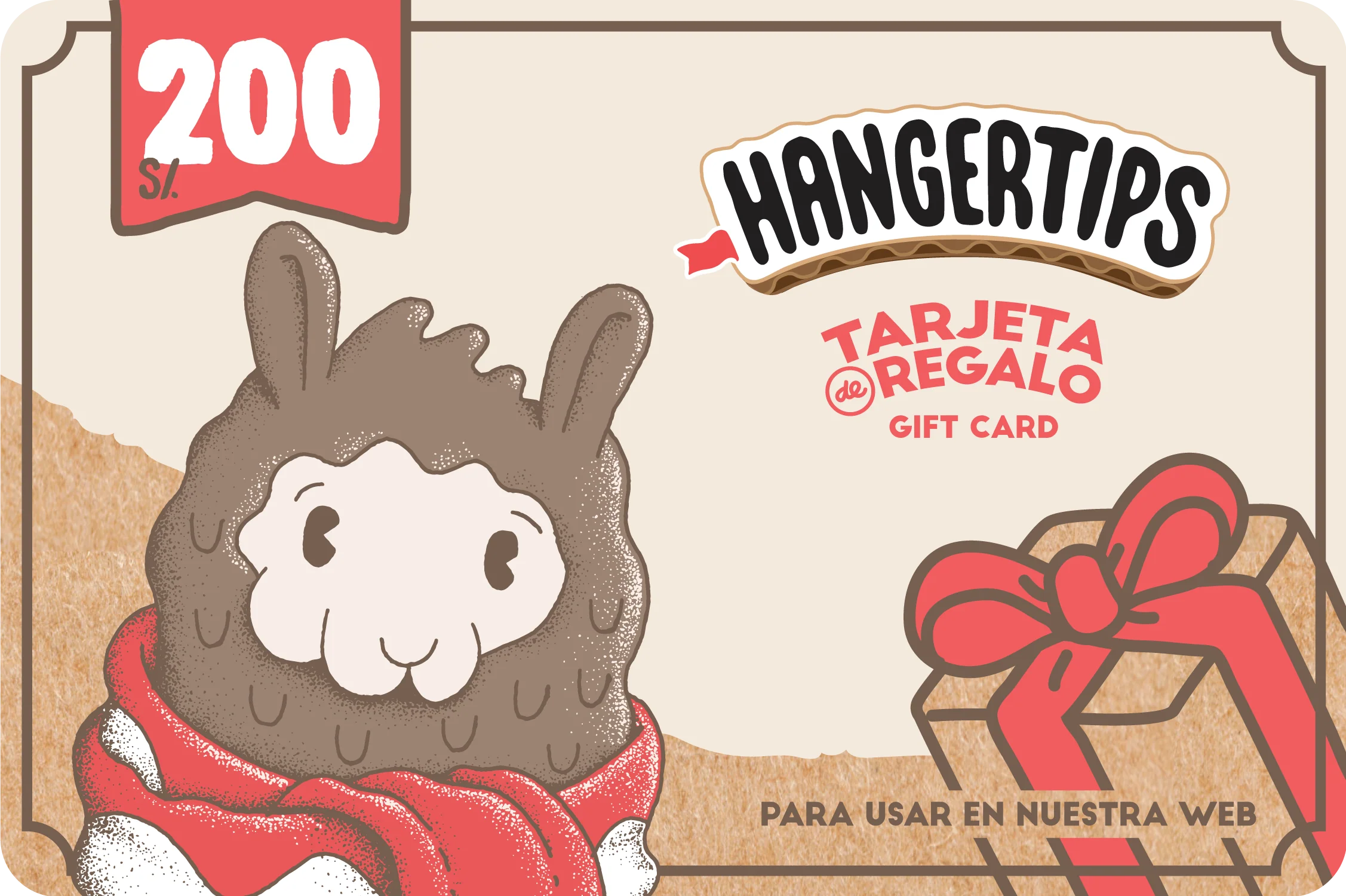 Tarjeta de regalo S/200