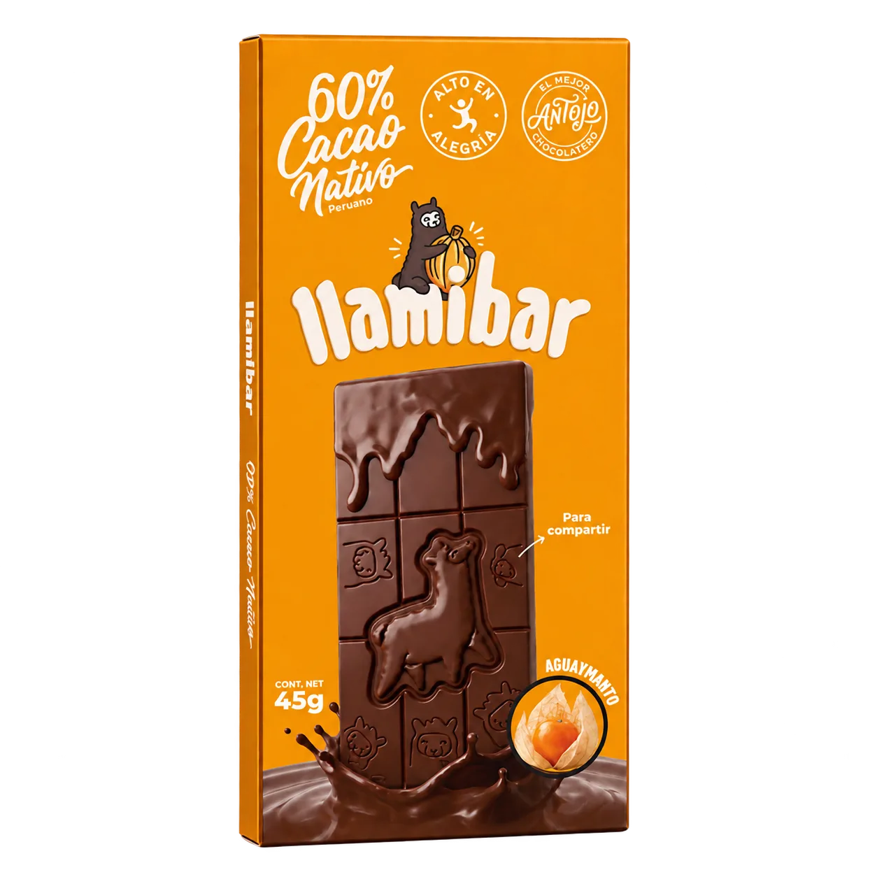Llamibar 60% cacao · Aguaymanto