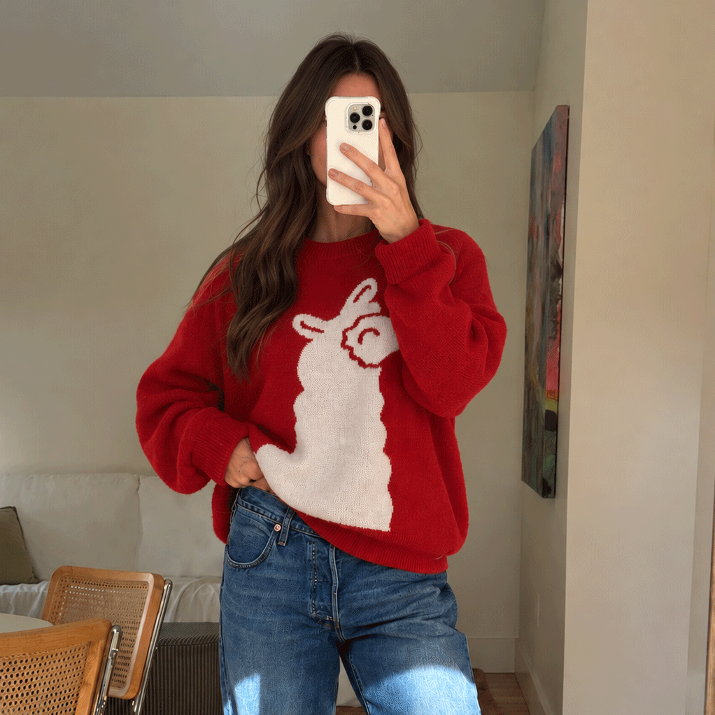 Suéter Ari gran rojo