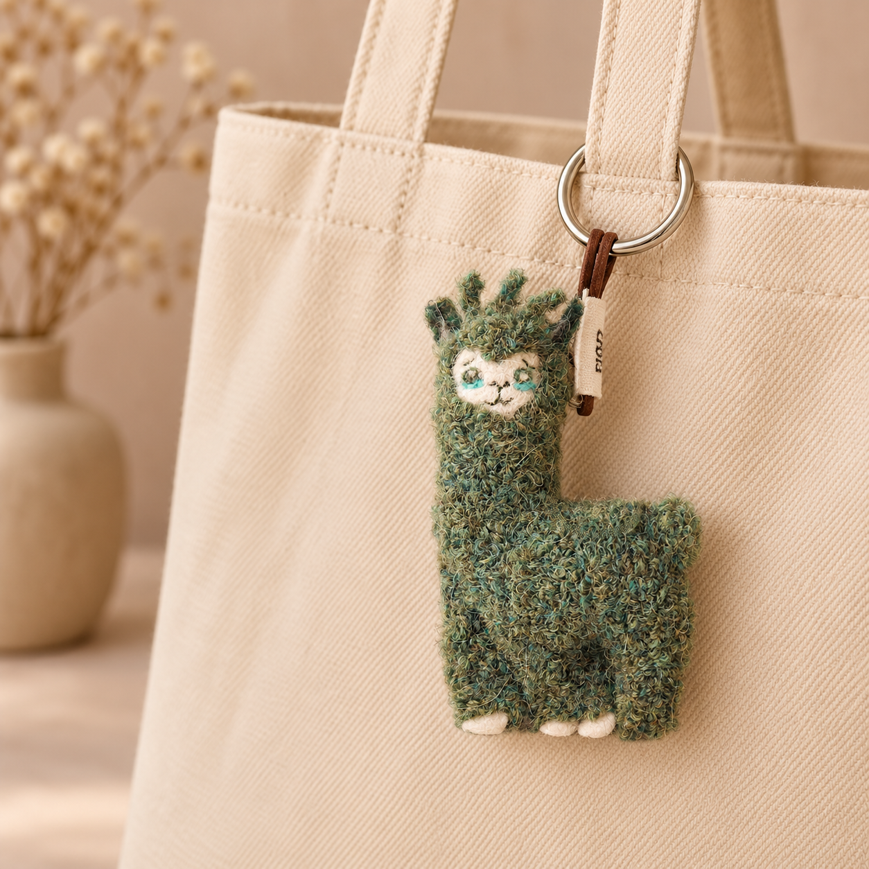 Llavero Chata de Alpaca