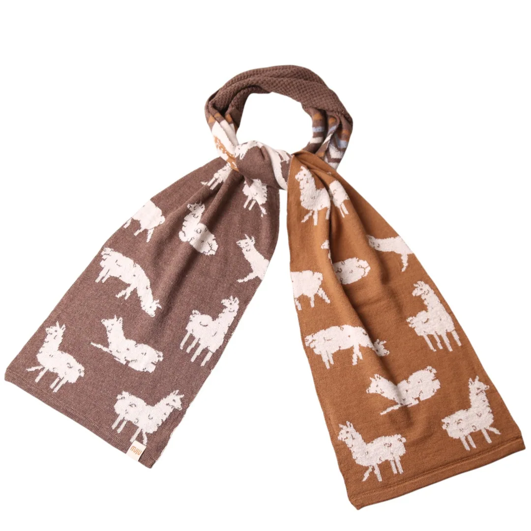 Bufanda alpaca Asiy zigzag