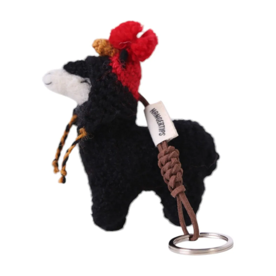 Llavero alpaca Kusi gallito de las rocas