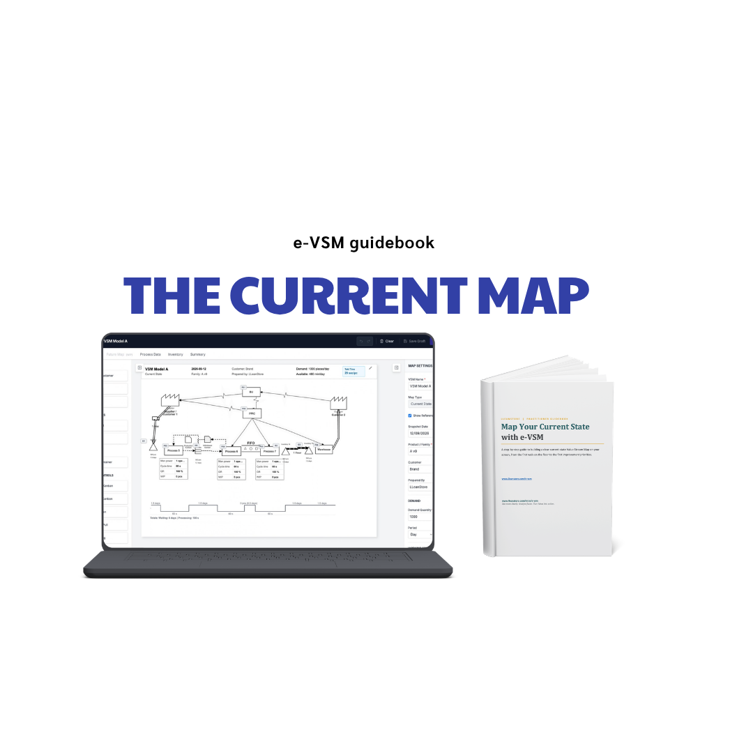 e-VSM Current State Guidebook by LLeanStore