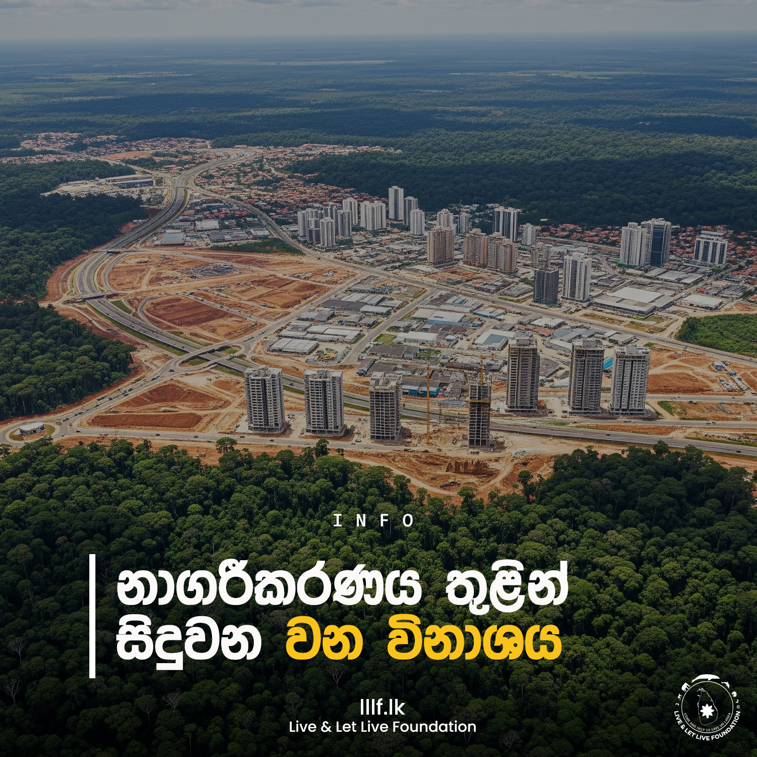 නාගරීකරණය තුළින් සිදුවන වන විනාශය