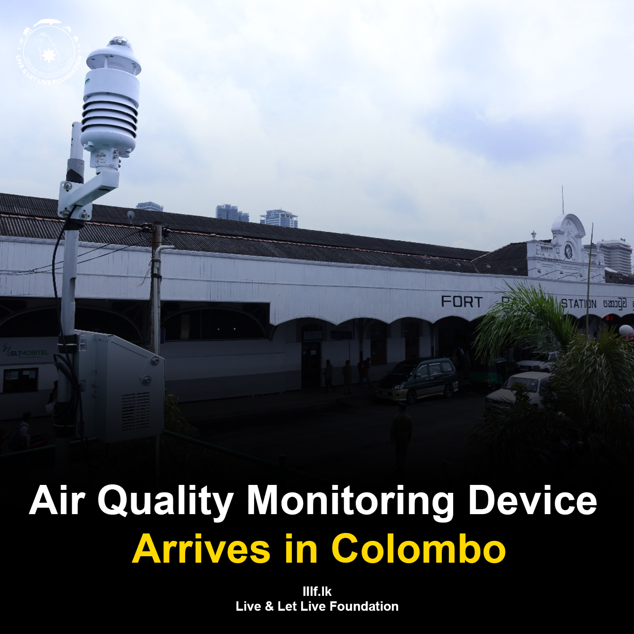 Air quality monitoring device arrives in Colombo
