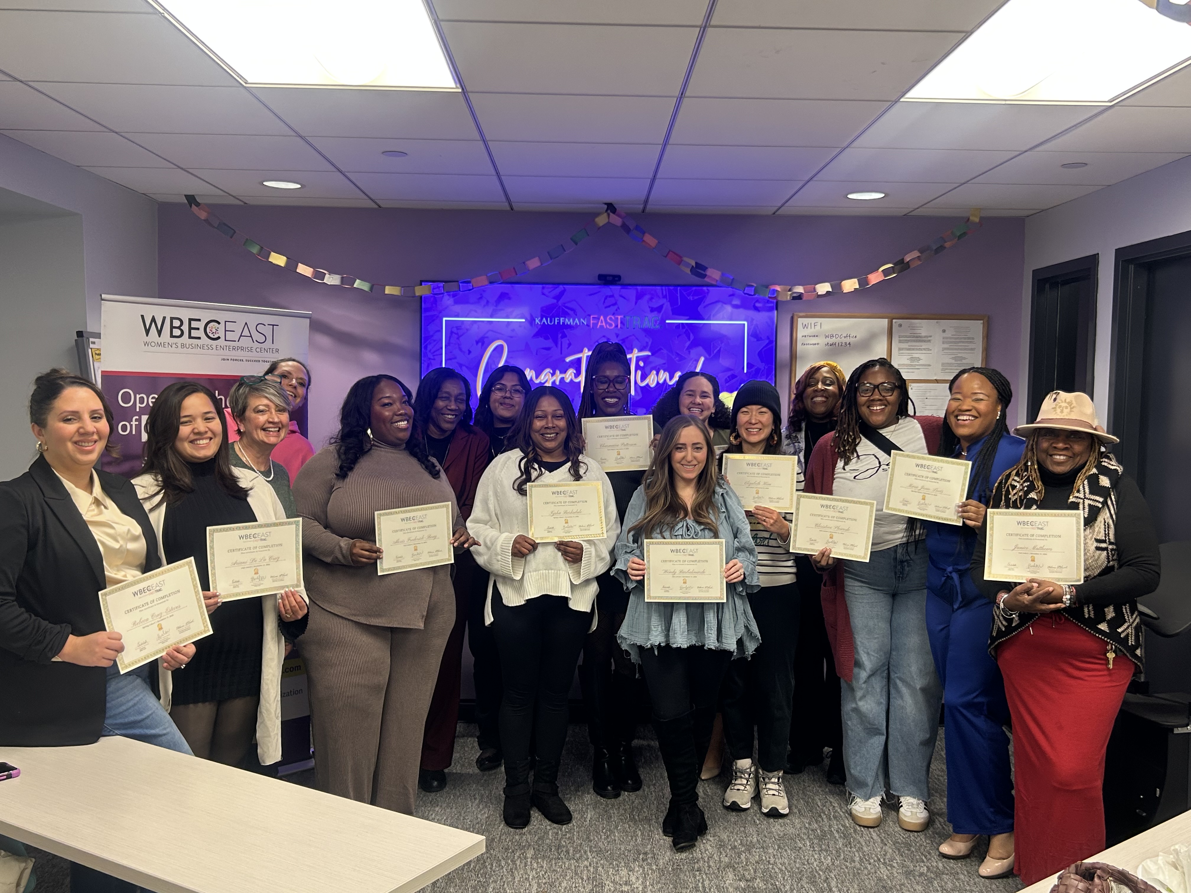 Promotional image for the WBEC Kauffman FastTrac program