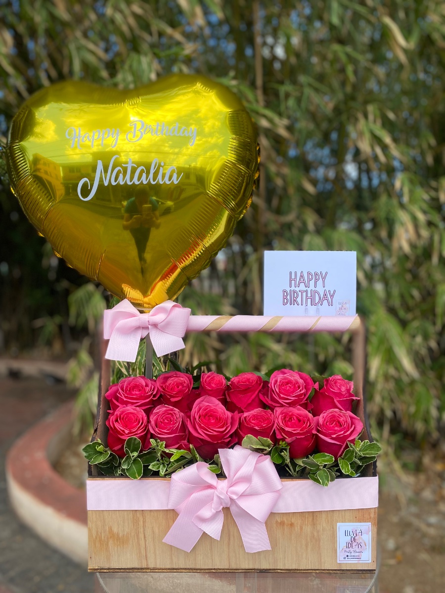 Canasta de Madera — Lluvia de Ideas Party