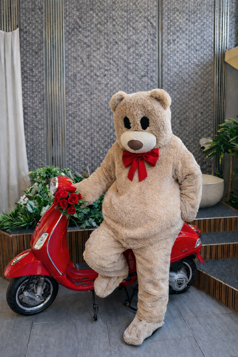 Entrega Especial Oso Teddy — Lluvia de Ideas Party