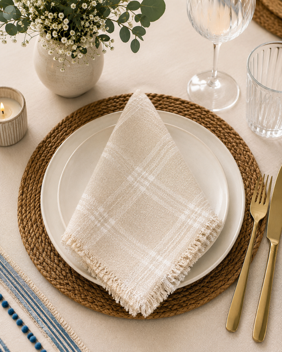 Servilleta Beige — Lluvia de Ideas Party