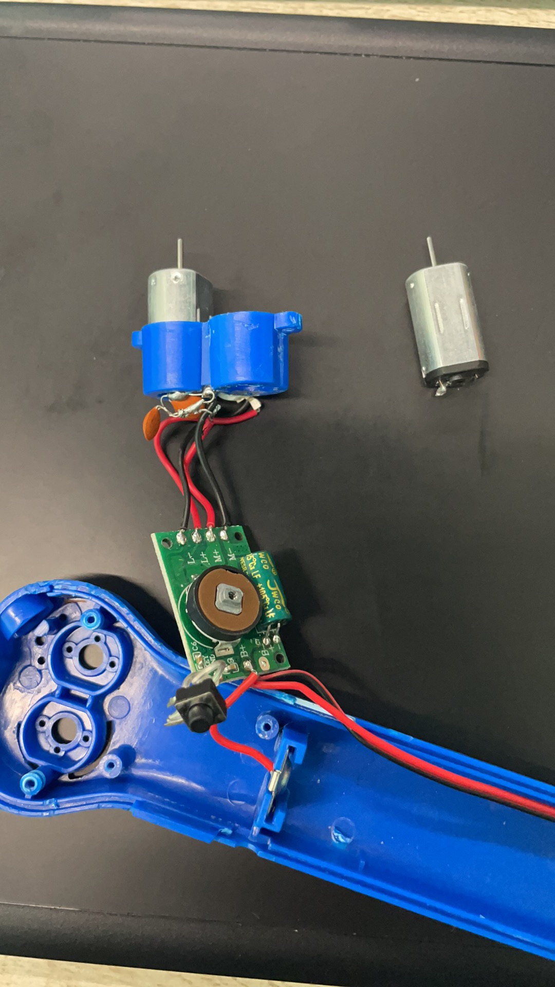 Disassembled early version of the string launcher