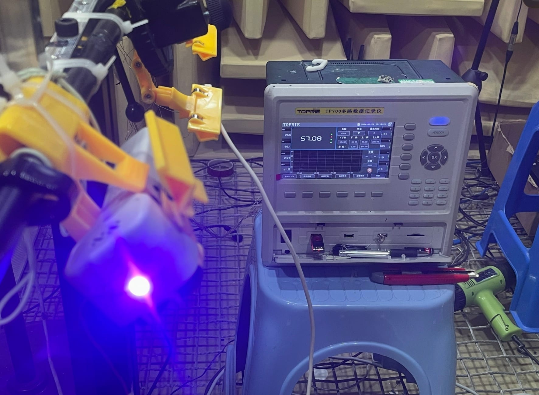 Thermal imaging on pilot units
