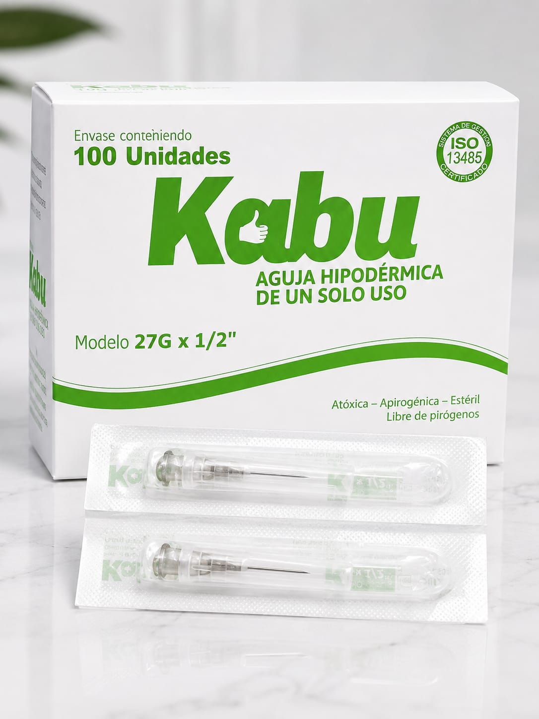 Aguja 27G para Extracciones x 5 unidades