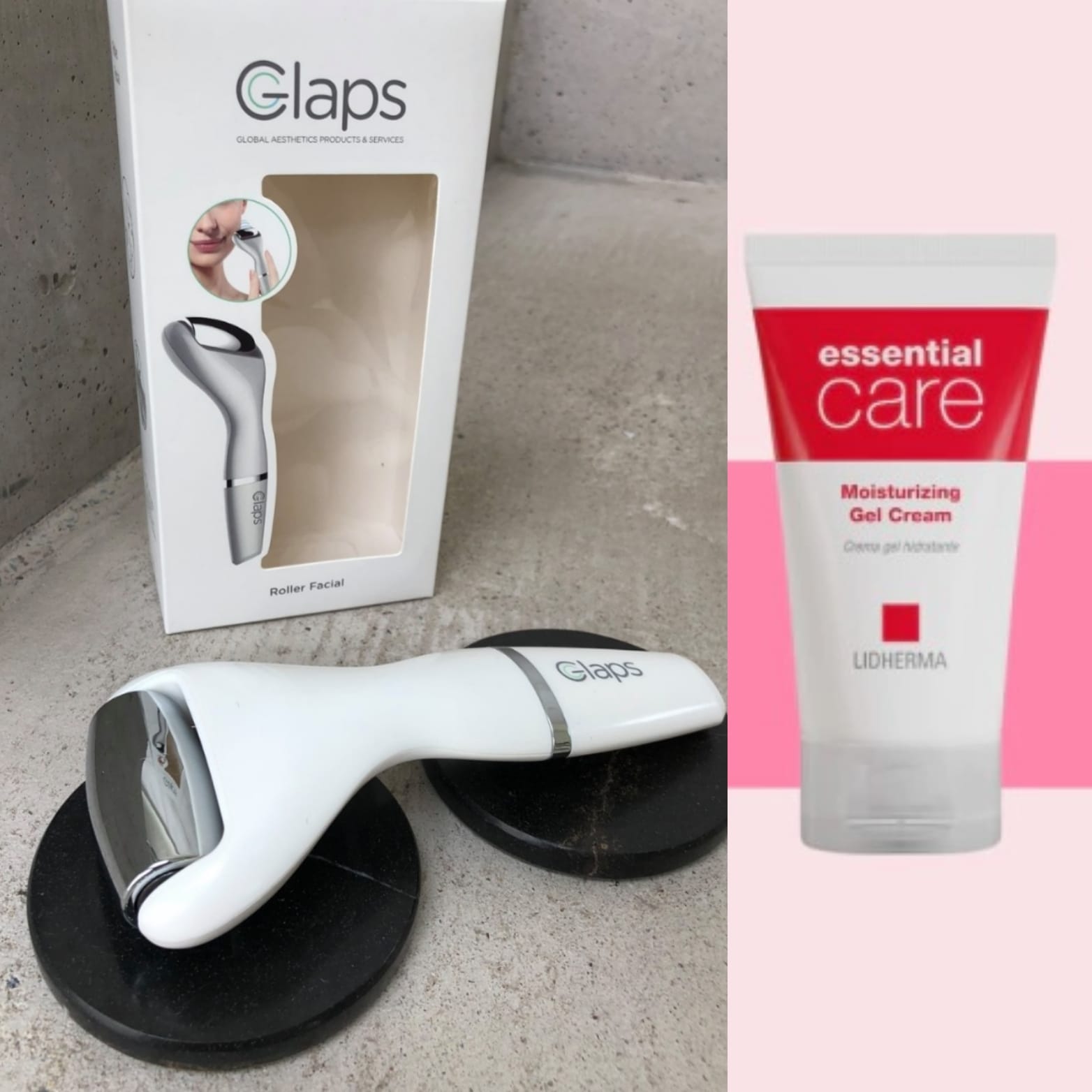 Roller Facial con vibracion + Essential Care Gel Hidratante de regalo!!
