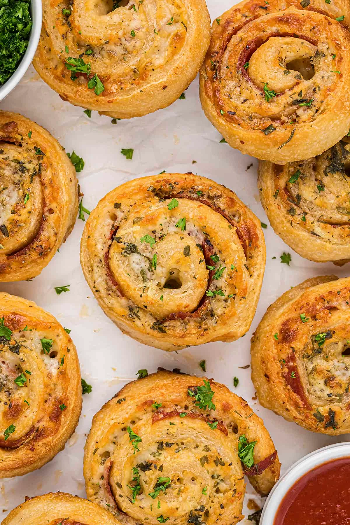 Savory swirls