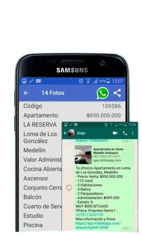 Vista previa de Lobbie Funnels en WhatsApp