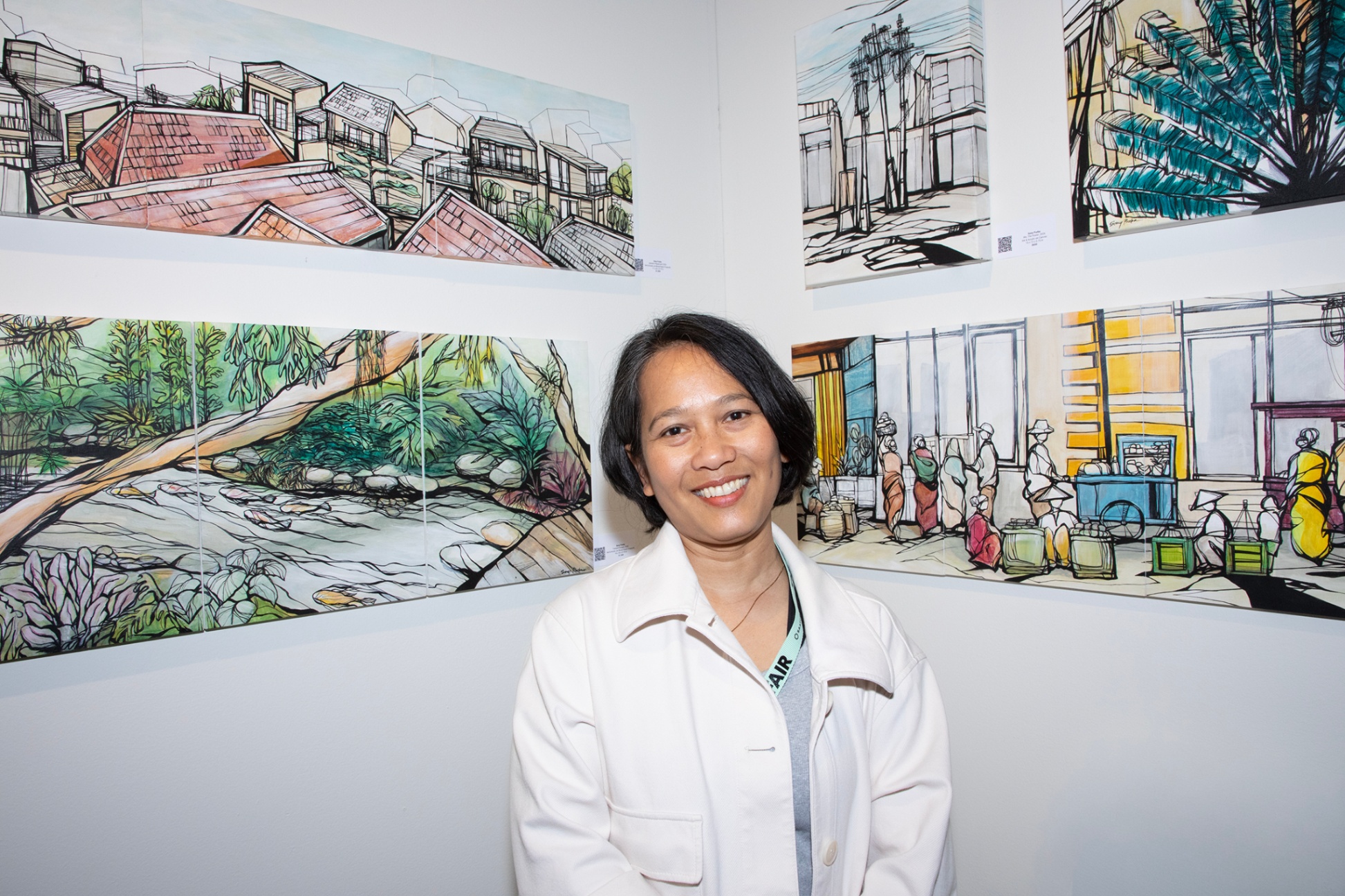 Sony Purba at The Other Art Fair LA 2026