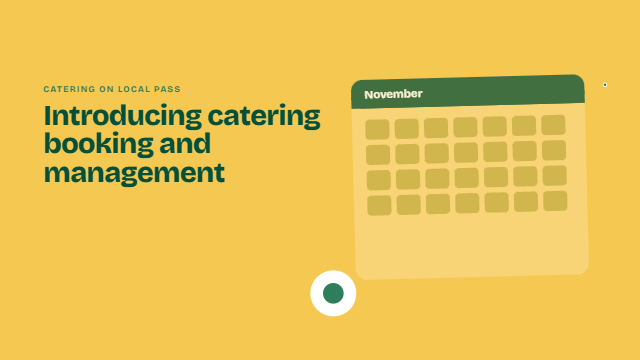catering booking and management portal
