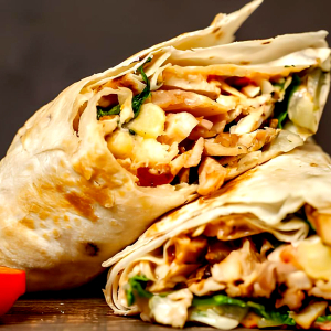 Chicken Shawarma Wrap Full Meat