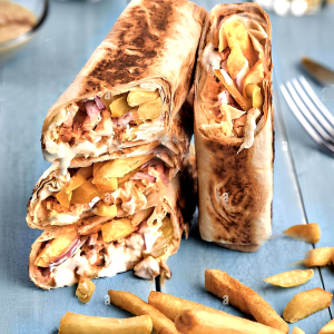 Lebanese Chicken Shawarma Wrap