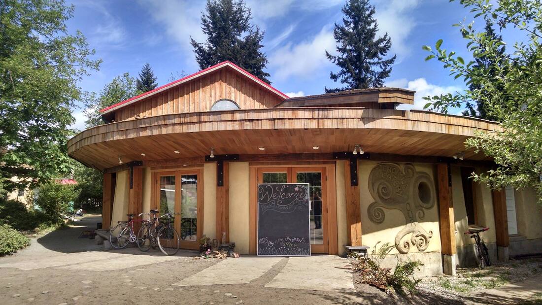 The common building at OUR Ecovillage in Shawnigan Lake