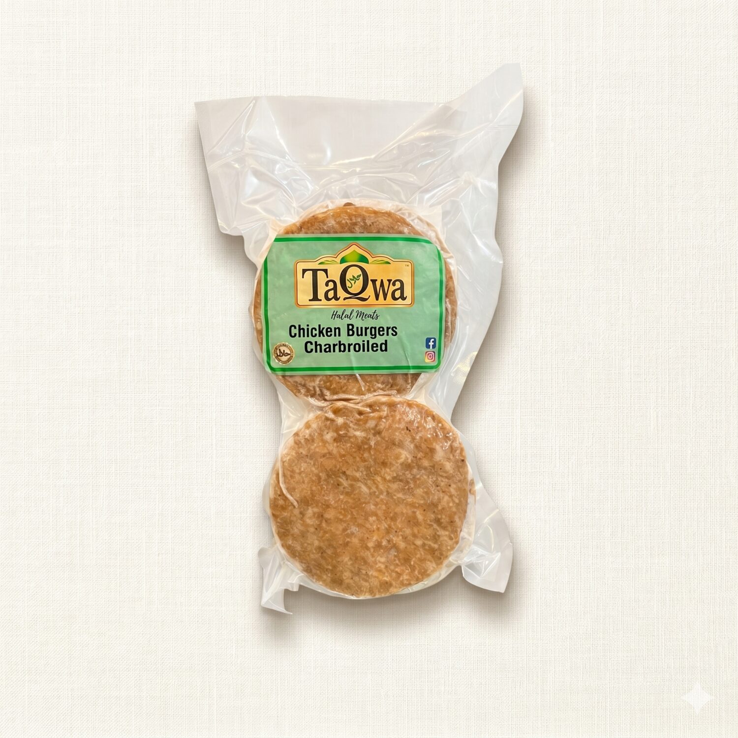 Chicken Burgers (Charbroiled) from Halal Urban Fresh Meats & Grocery in Victoria, BC