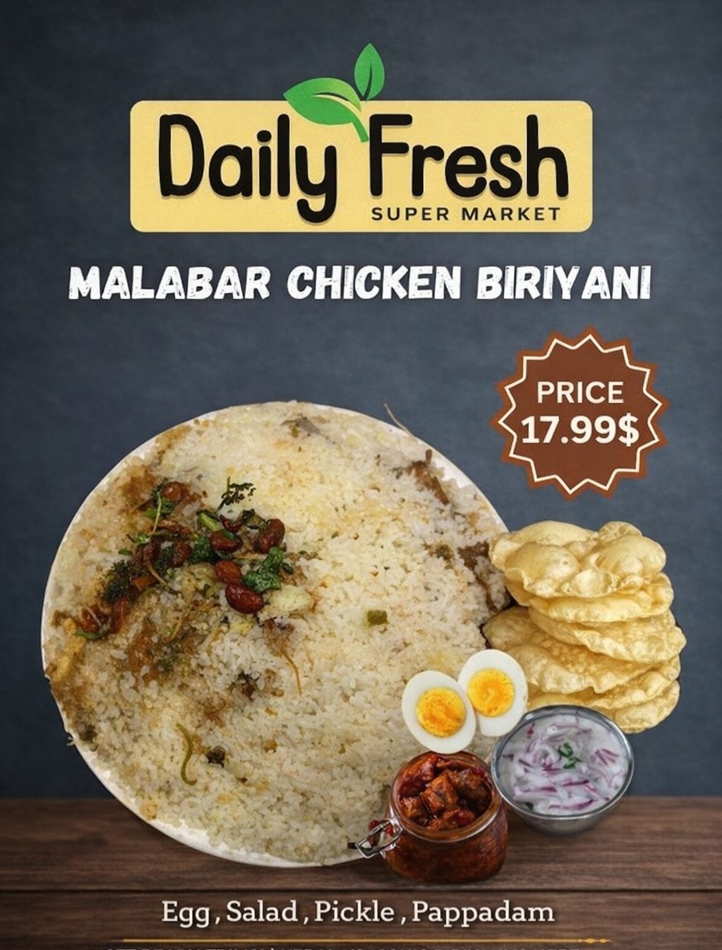 Malabar Chicken Biryani from Daily Fresh Super Market in Victoria, BC