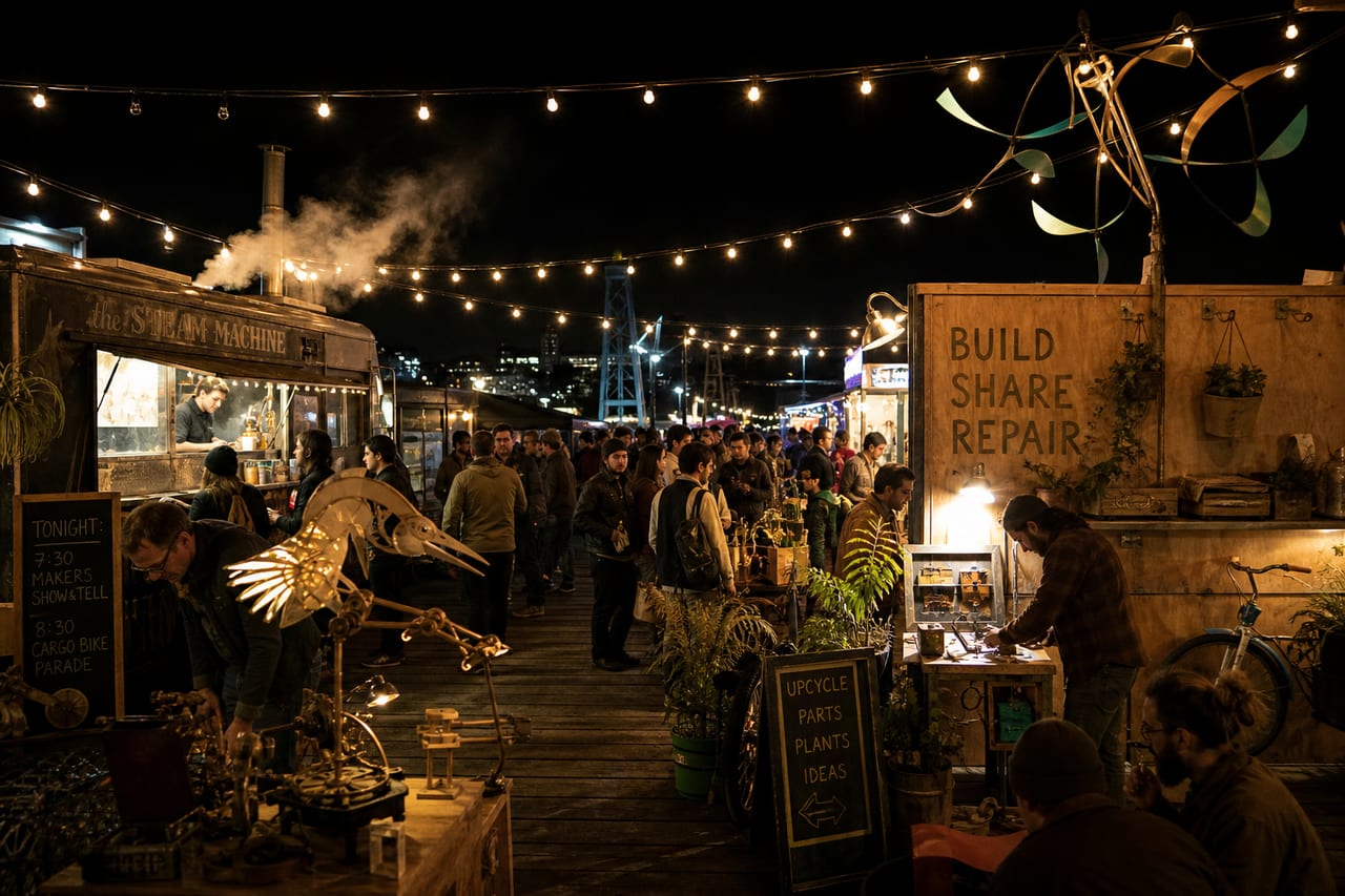 Night market Β· string-light flood Night market Β· string-light flood