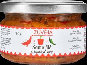 Šamo filė užtepėlė su jalapenu (aštri)