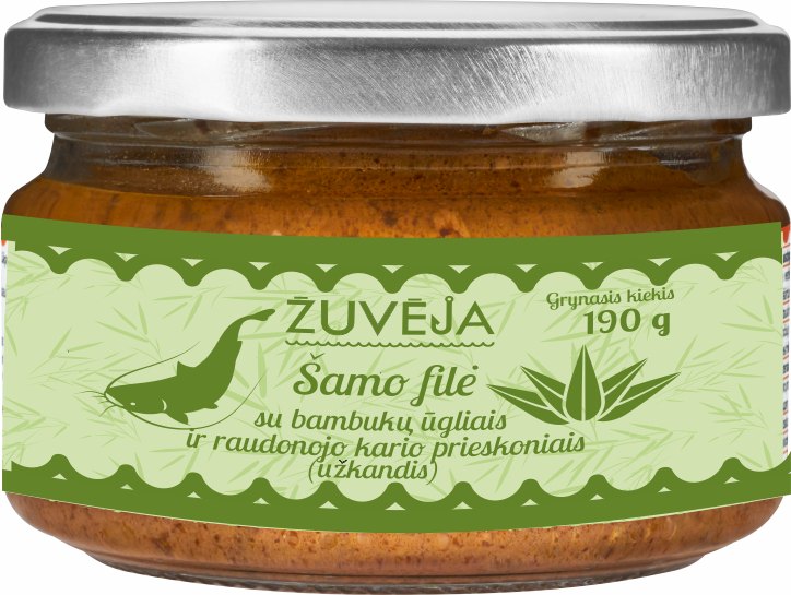 Šamo filė su bambukų ūgliais ir raudonojo kario prieskoniais (užkandis)
