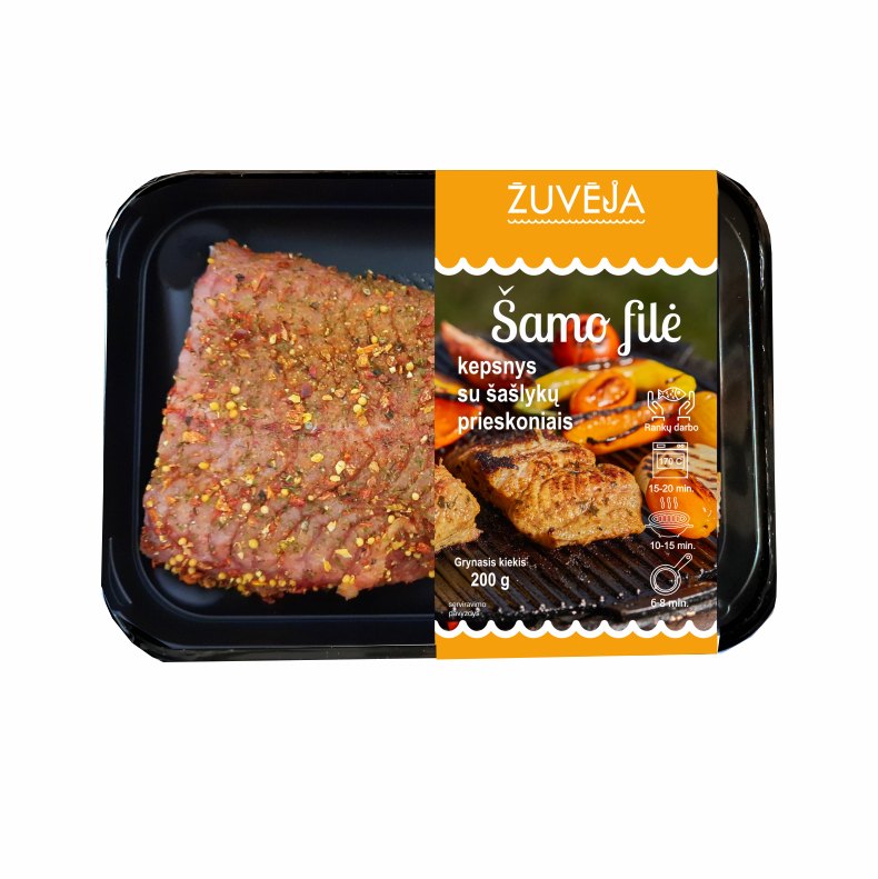 Šamo filė kepsnys su šašlykų prieskoniais