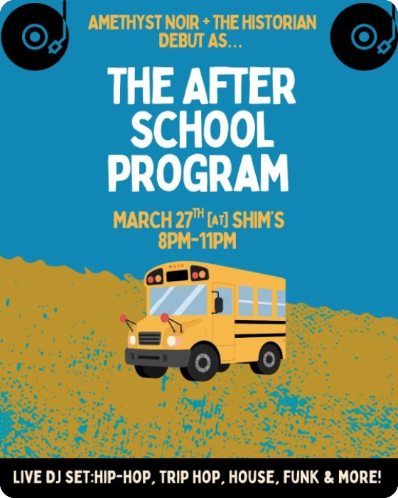 DJ Amethyst Noir + The Historian 