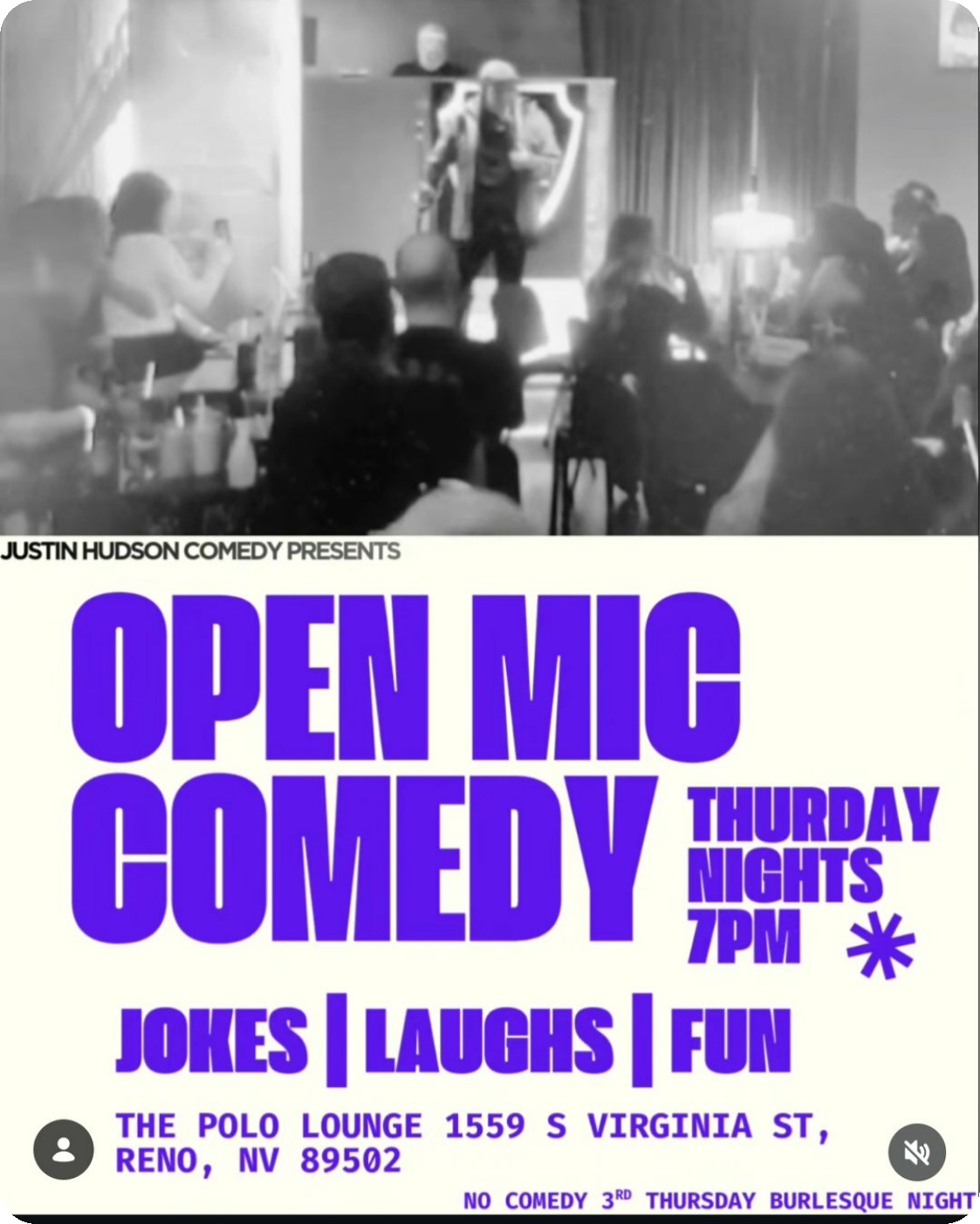 Open Mic Comedy Thursdays 
