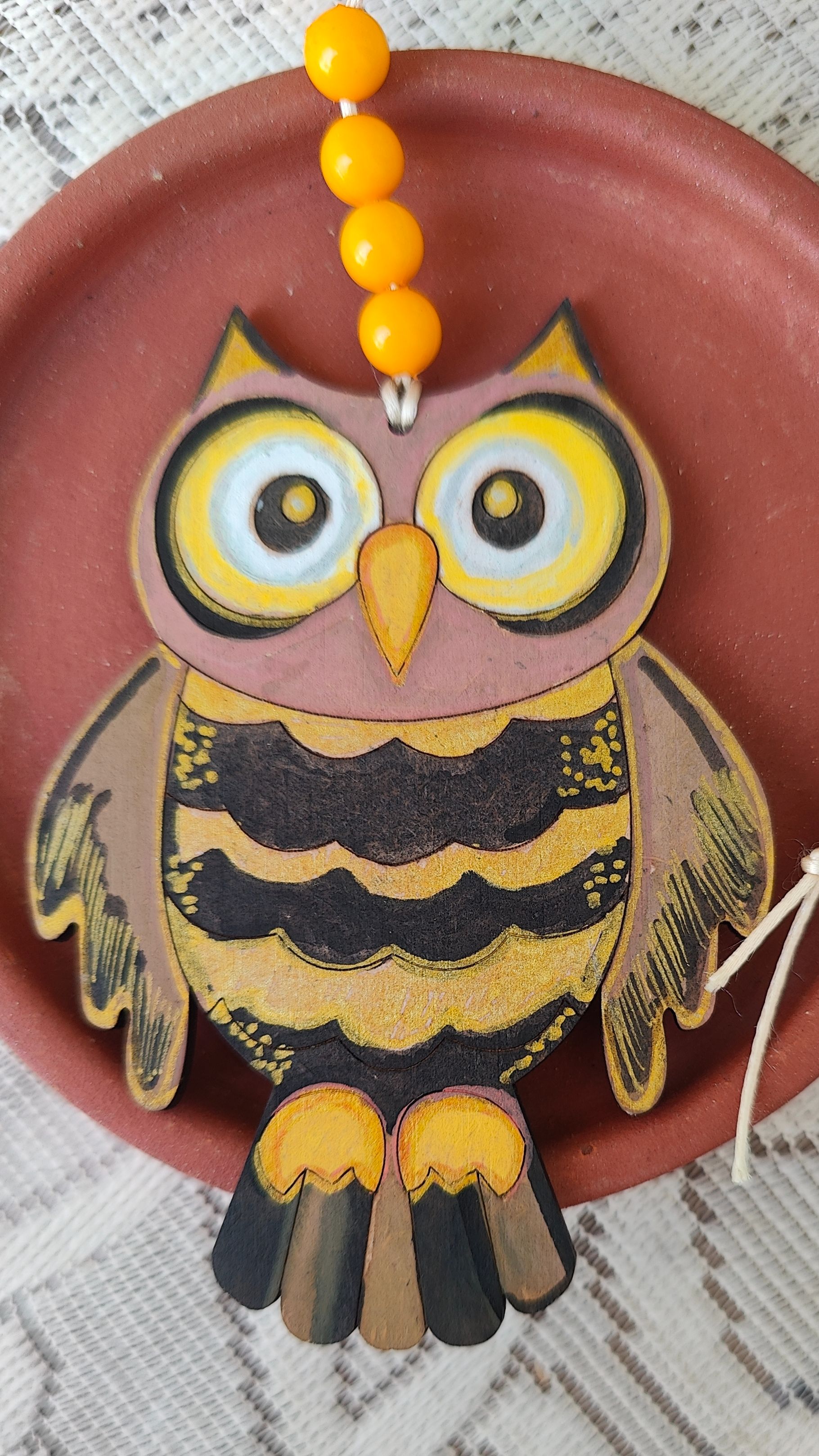 Owl Bag Tag - The Golden Ember