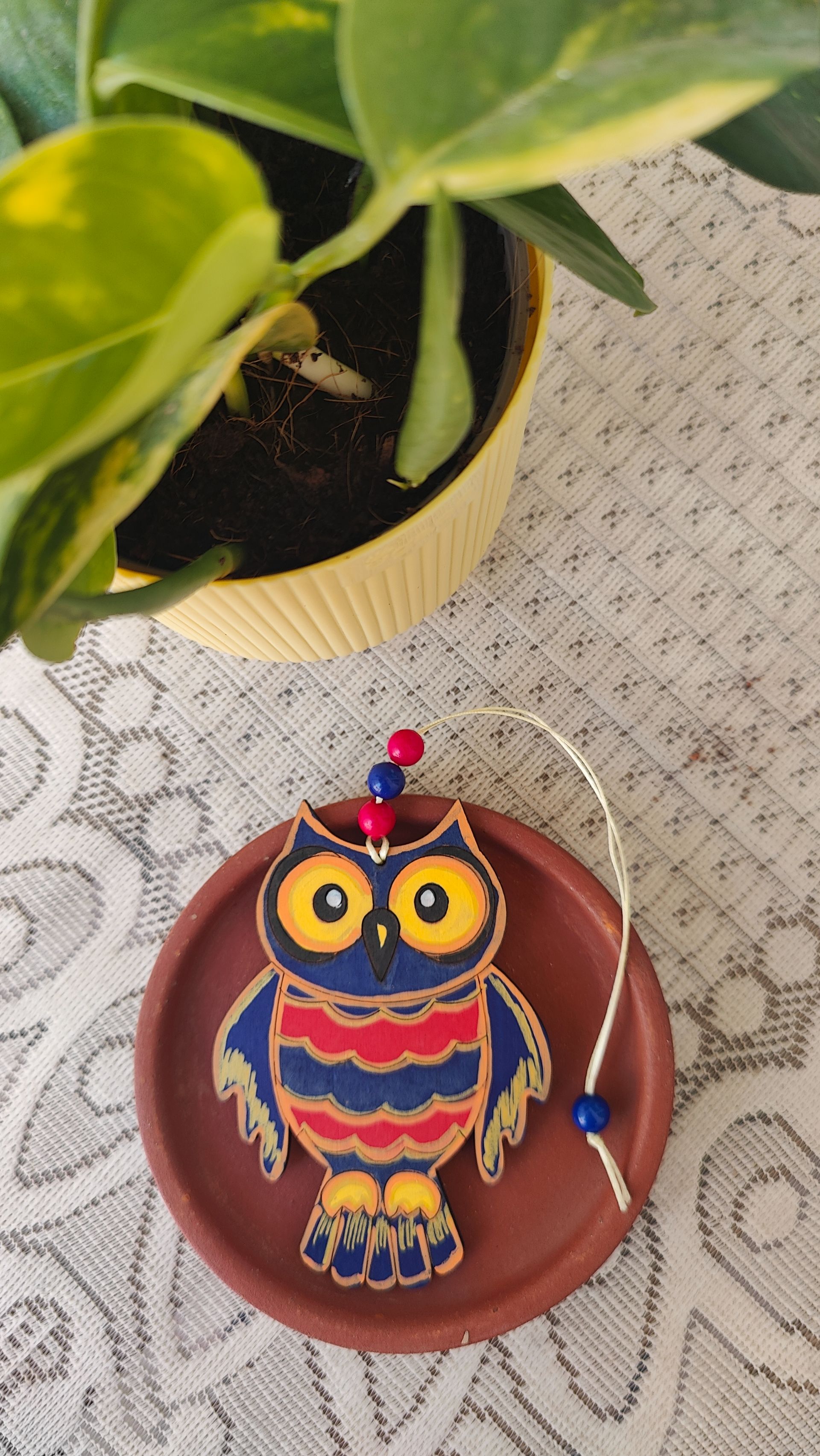 Owl Bag Tag - Midnight Blue thumbnail 3