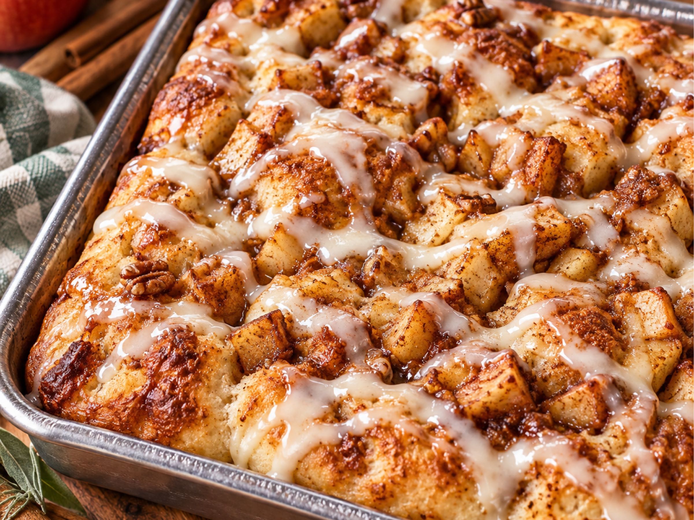 Organic Honeycrisp Apple Pie Focaccia