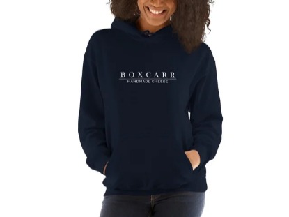 Thumbnail image 2 for Unisex Boxcarr Handmade Cheese Logo Hoodie