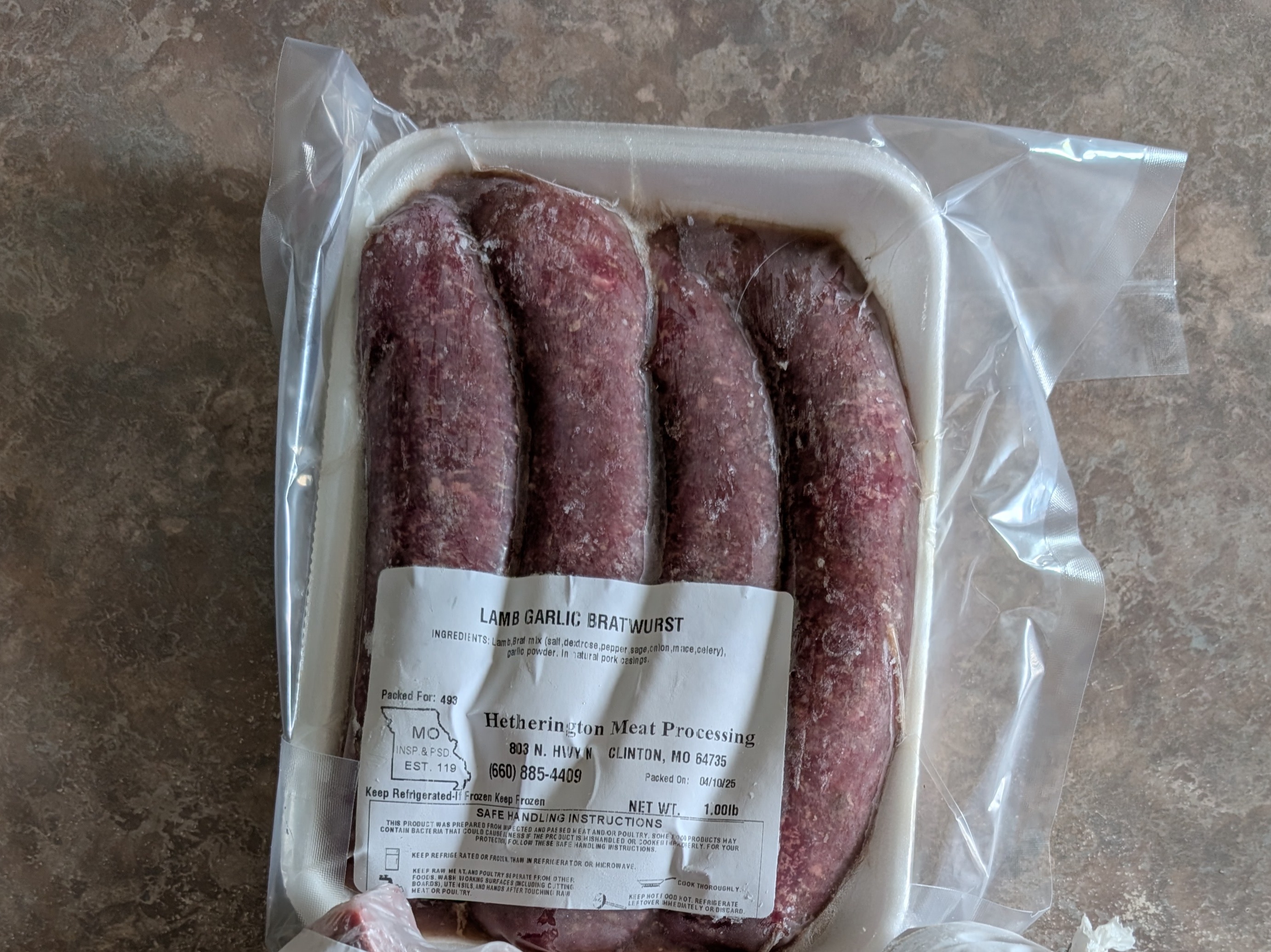 Lamb brats 