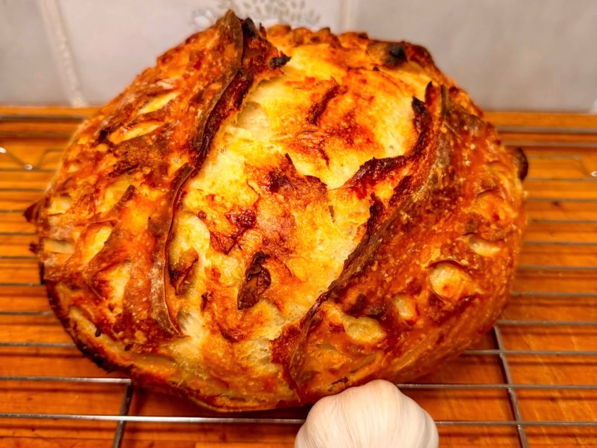 Thumbnail image 1 for Roasted Garlic & Cheese Boule