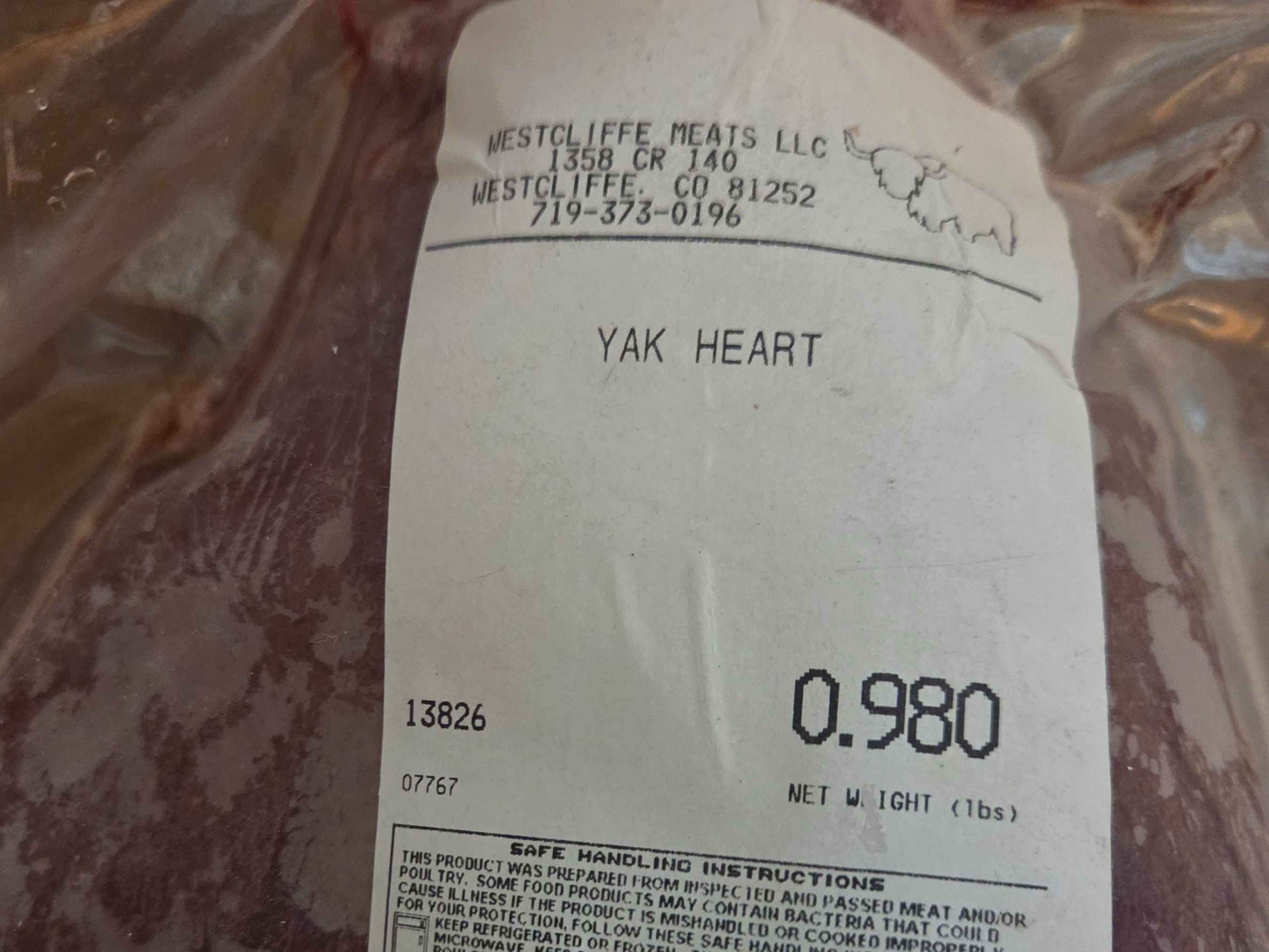 Thumbnail image 1 for Yak Heart