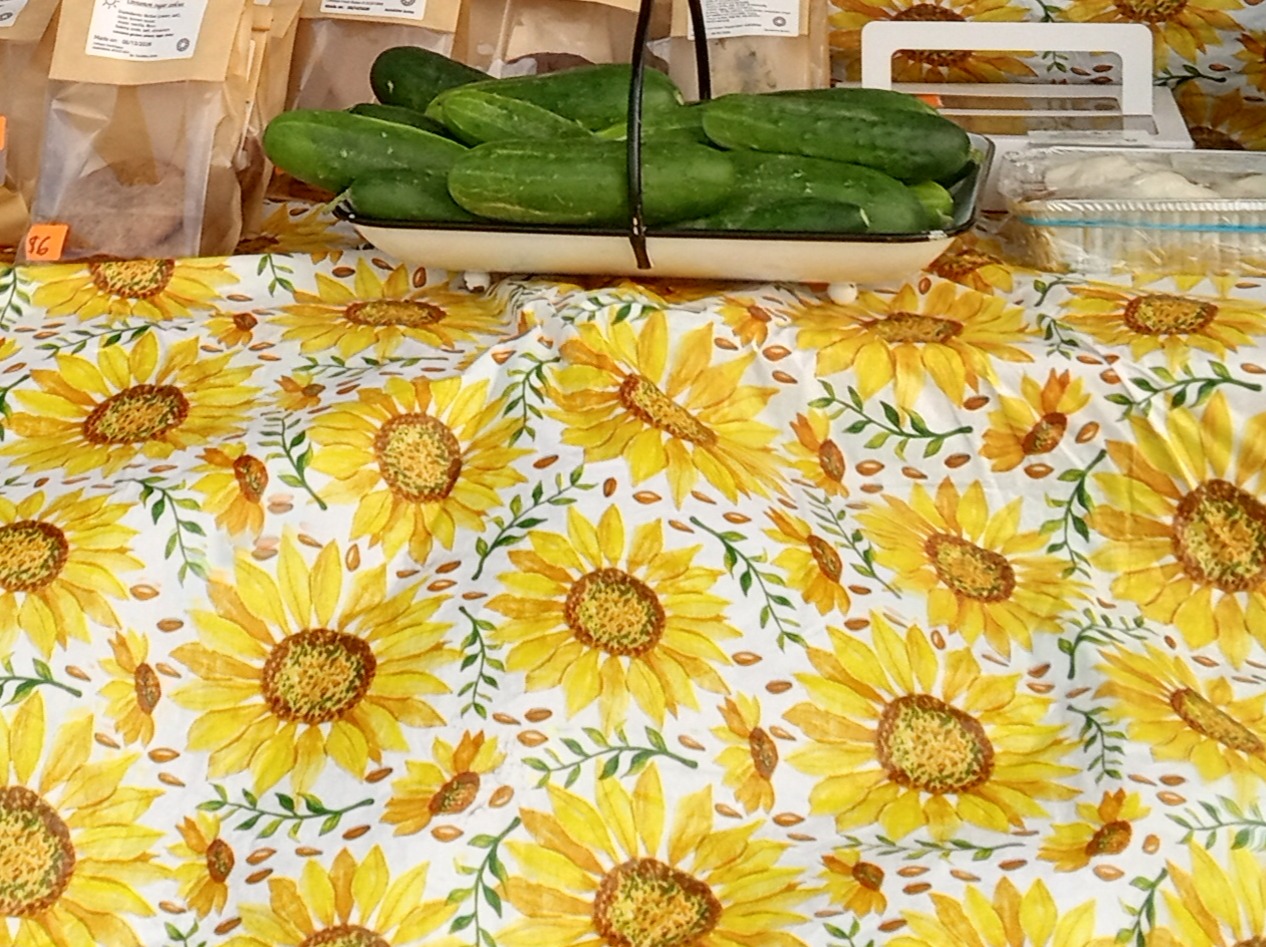 Heirloom cucumbers