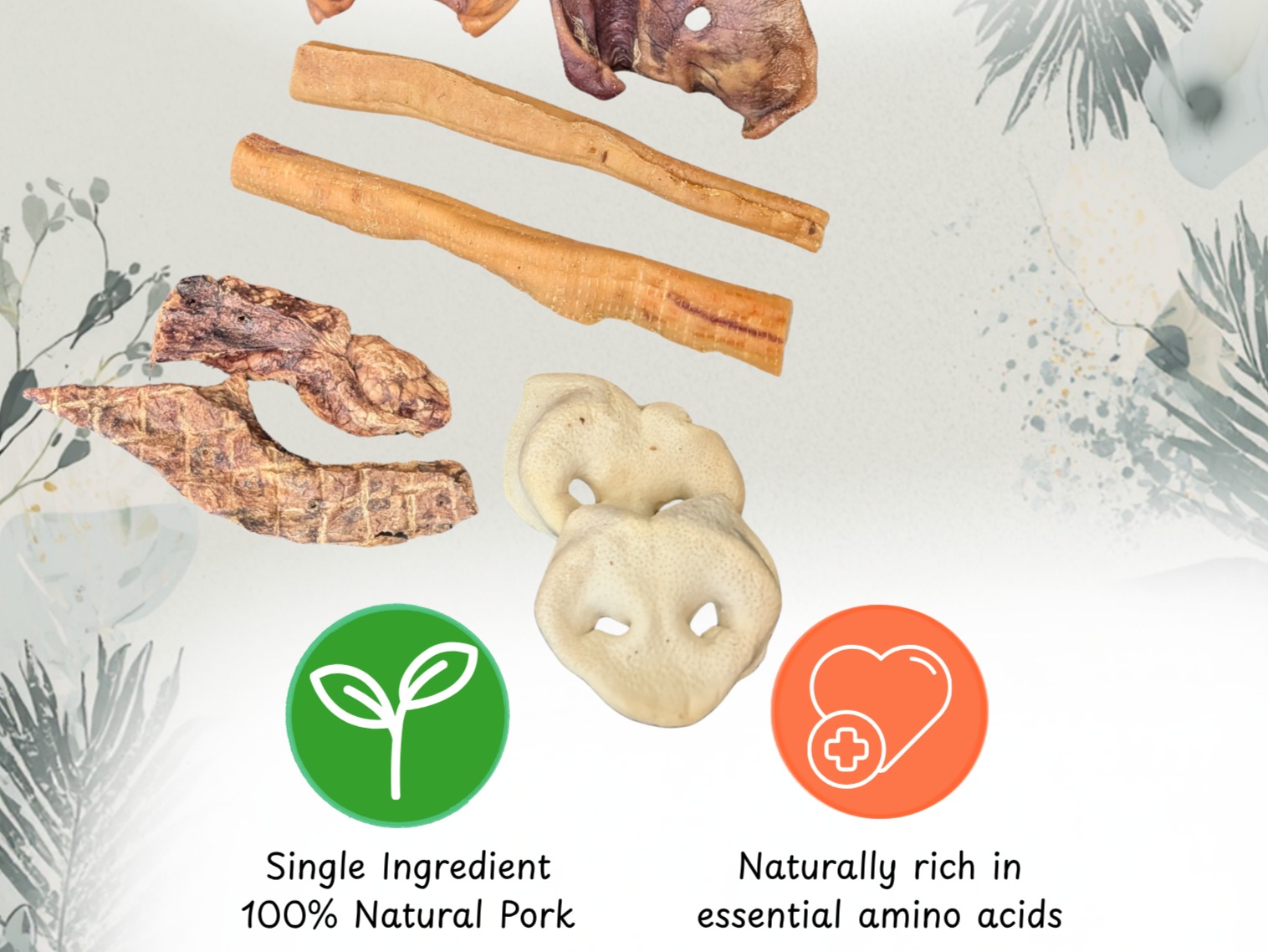 Thumbnail image 2 for Pork Variety Pack - Dehydrated Dog Treat