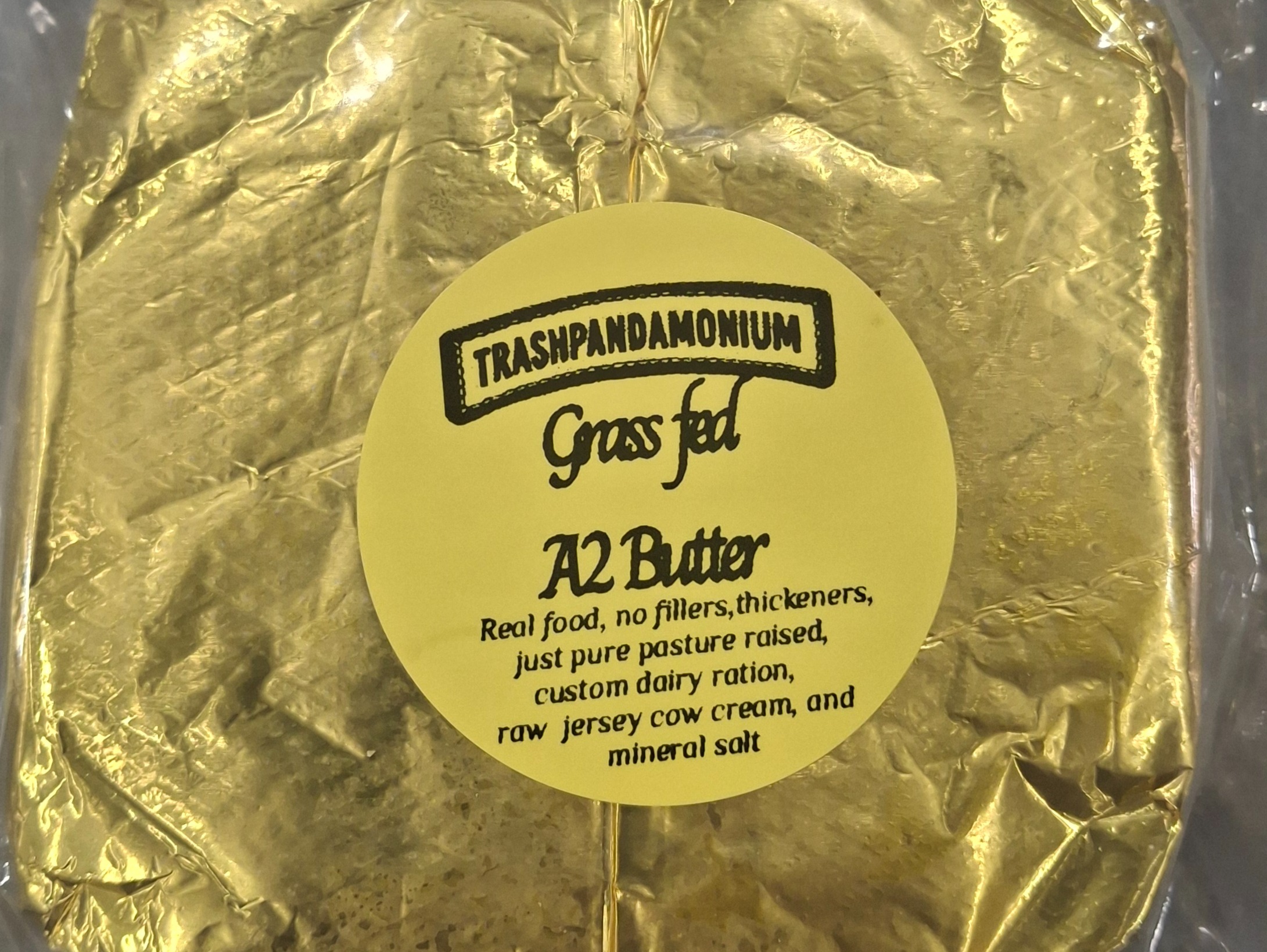 A2 grass fed butter