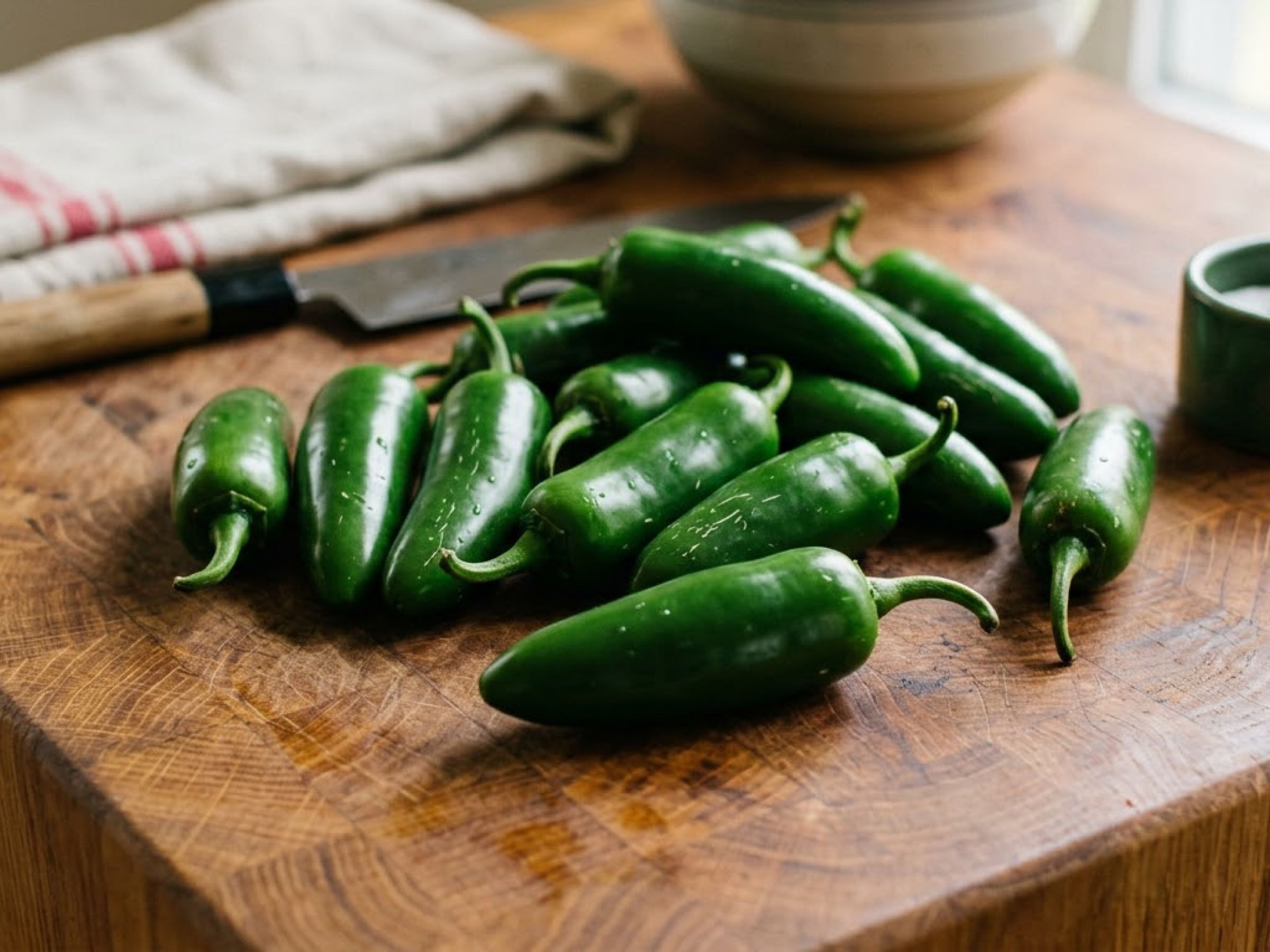 Fresh Hand-Picked Jalapeños
