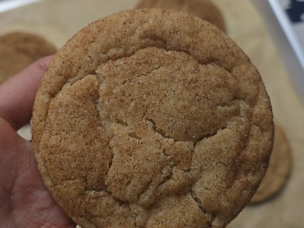 Sourdough Snickerdoodle cookies 6ct