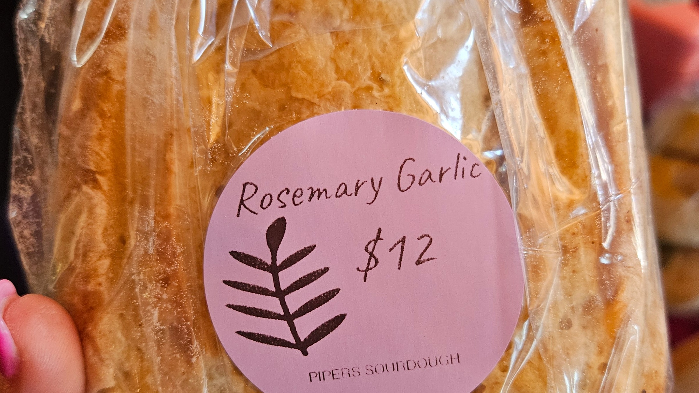 Rosemary Garlic Sourdough