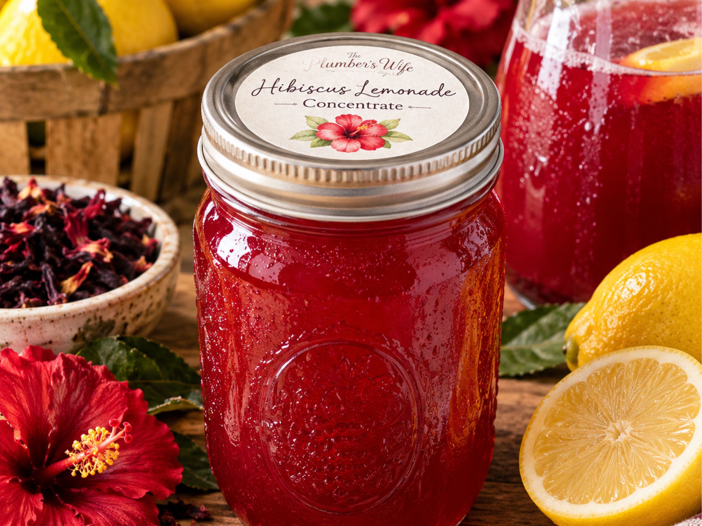 Hibiscus Lemonade Concentrate