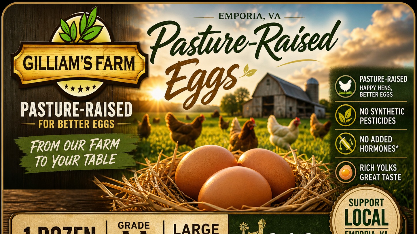 Thumbnail image 3 for Dozen Eggs - Grade AA Pasture-Raised (Top Quality)
