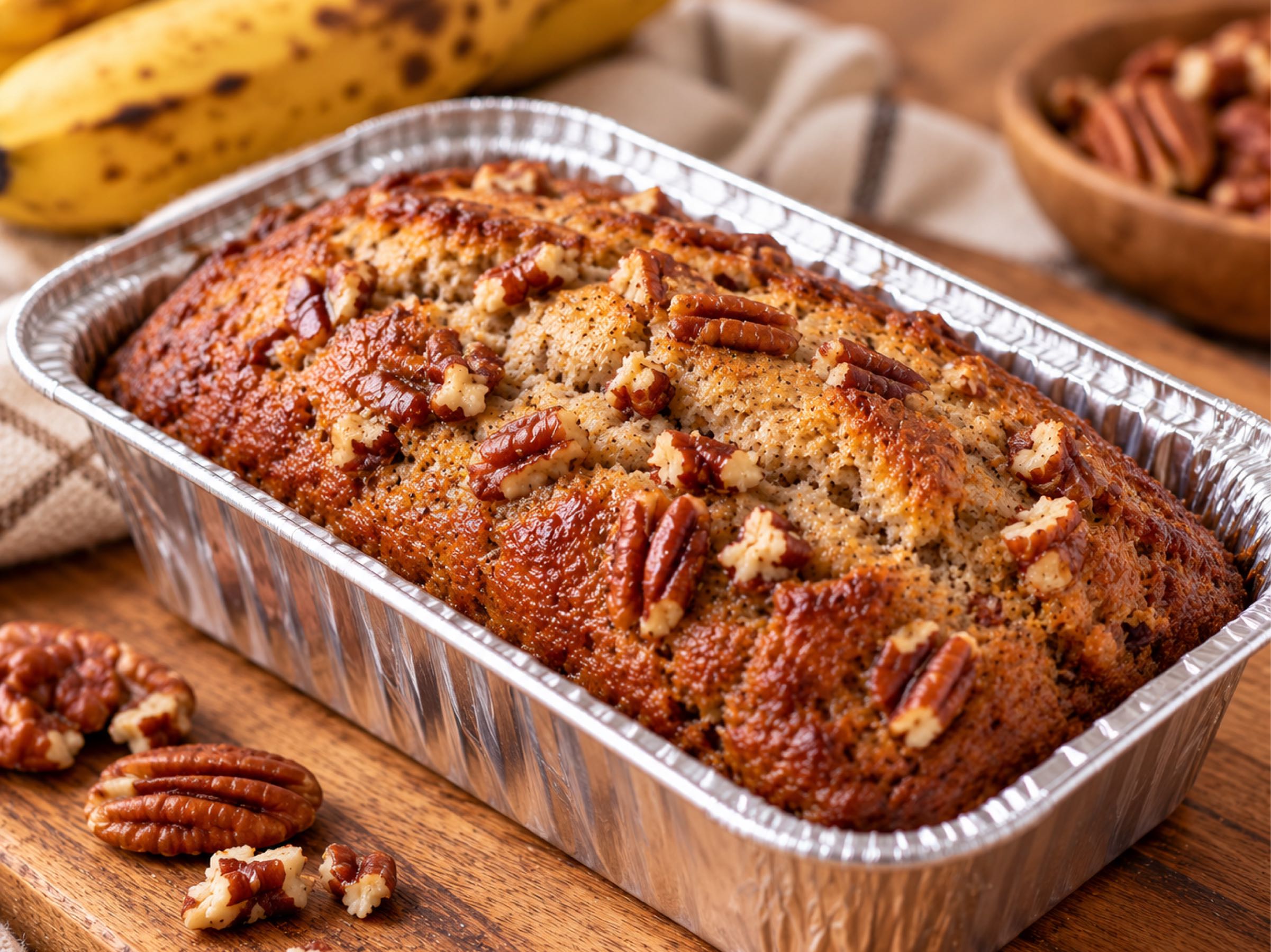 Thumbnail image 1 for Grassfed Brown Butter & Organic Pecan Banana Bread Family Size
